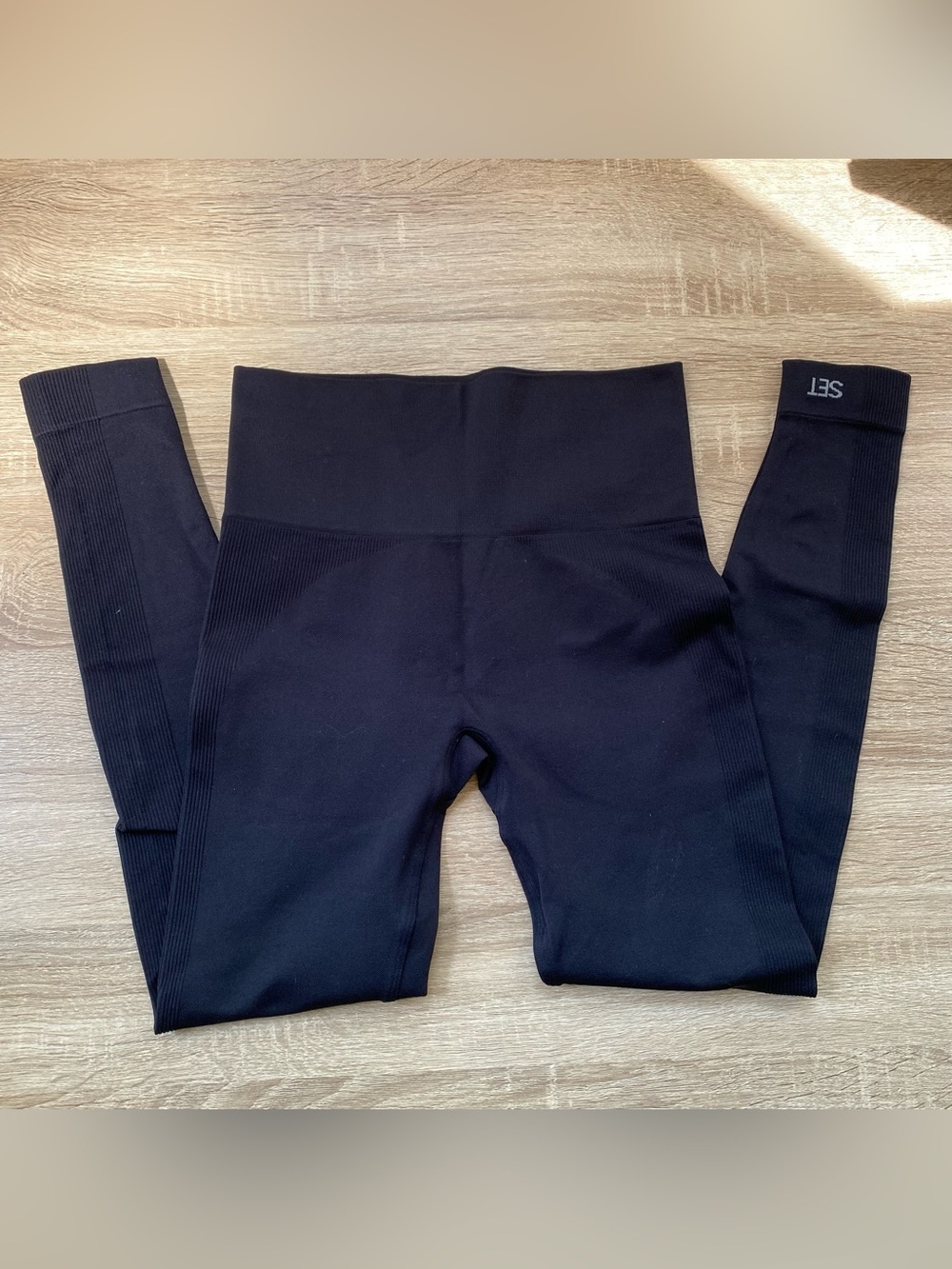 SET Active SculptFlex Ankle Leggings Black